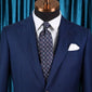 Dark Grey Diamond Tie